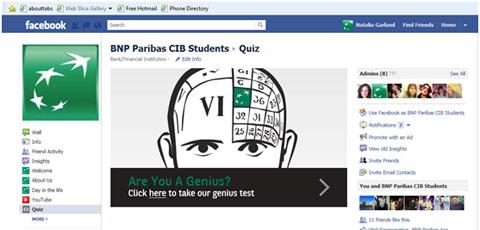 Students Facebook page