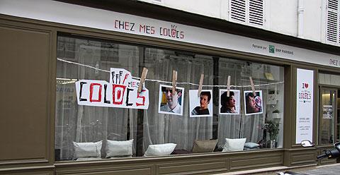 Chez mes colocs - Vitrine