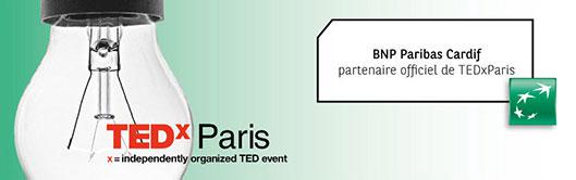 BNP Paribas Cardif partenaire officiel deTEDxParis