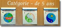 lauréats - catégorie moins de 5 ans
