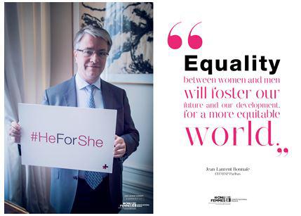 Jean-Laurent Bonnafé, CEO Of BNP Paribas, Takes Part In The “HeForShe ...